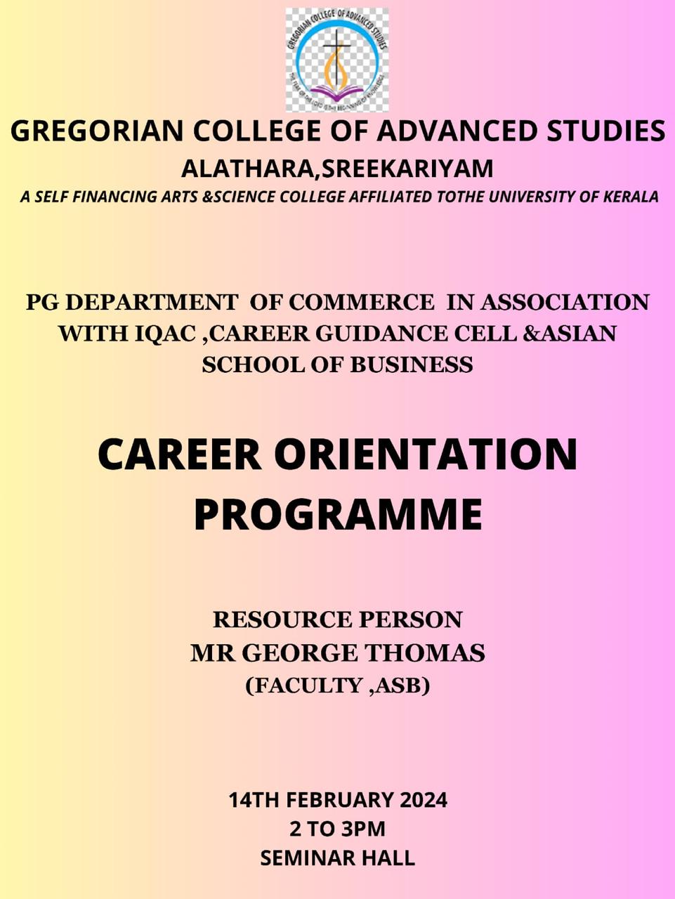 Career Orientation Programme 